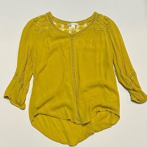 JohnPaulRichard Mustard Yellow Blouse